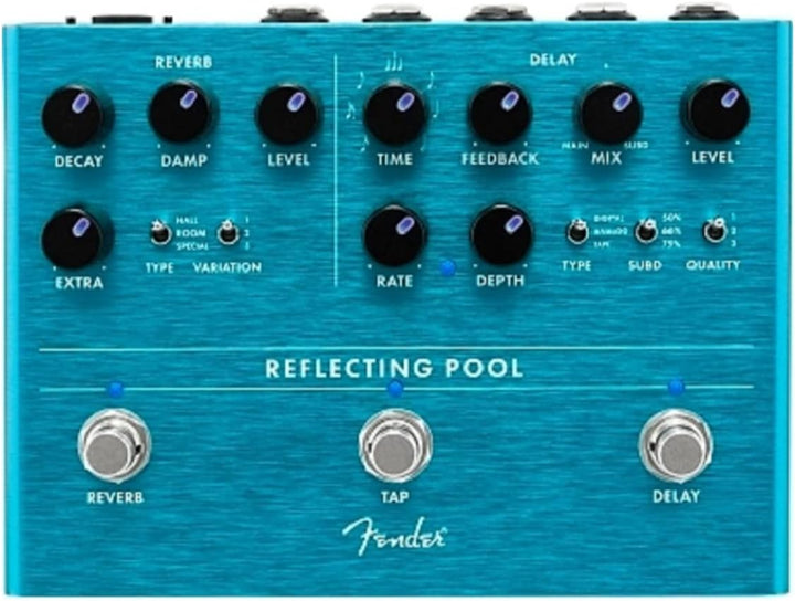 Fender® »REFLECTING POOL« Delay/Reverb Boden-Effekt-Pedal