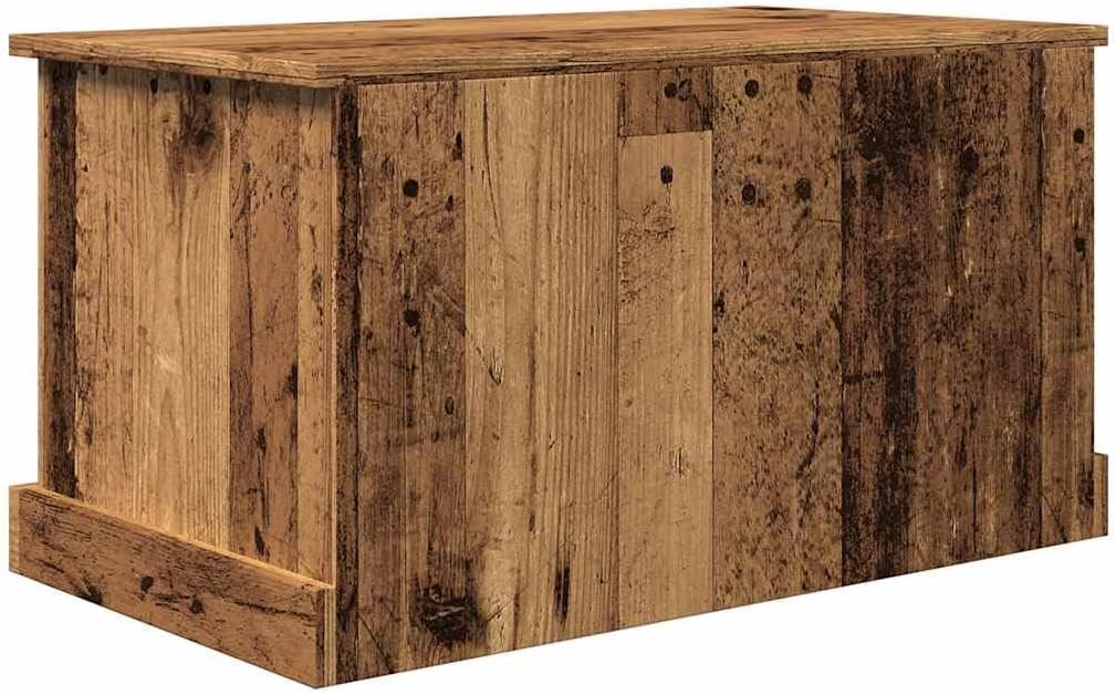 vidaXL Aufbewahrungstruhe Altholz-Optik 70x40x38 cm Holzwerkstoff, Aufbewahrungsbox, Werkzeugtruhe,