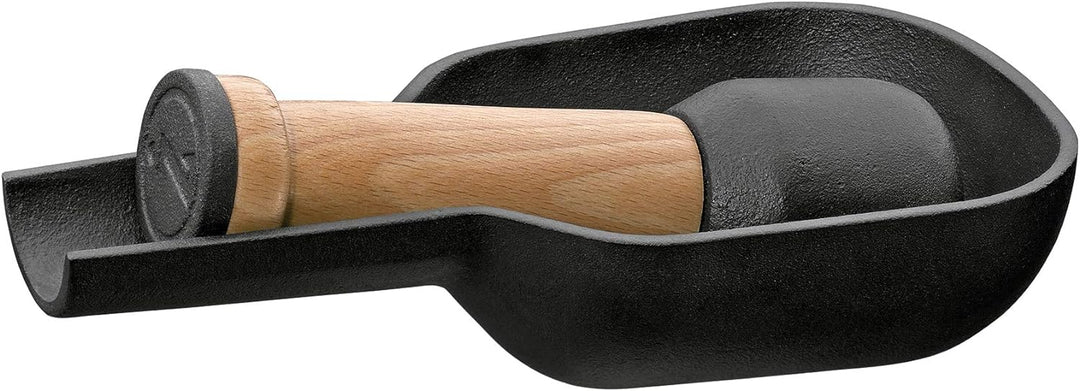 Zassenhaus KP0000076097 Gusseisen Gewürzmörser, Holz,