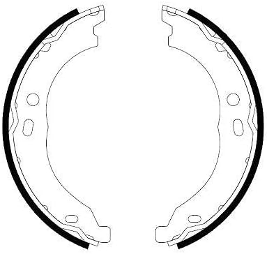 HELLA PAGID 8DA 355 050-751 Bremsbackensatz, Feststellbremse - H9925 - Bremssystem: Bendix - für u.a
