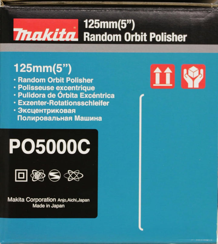 Makita PO5000C Exzenterpolierer, Schwarz