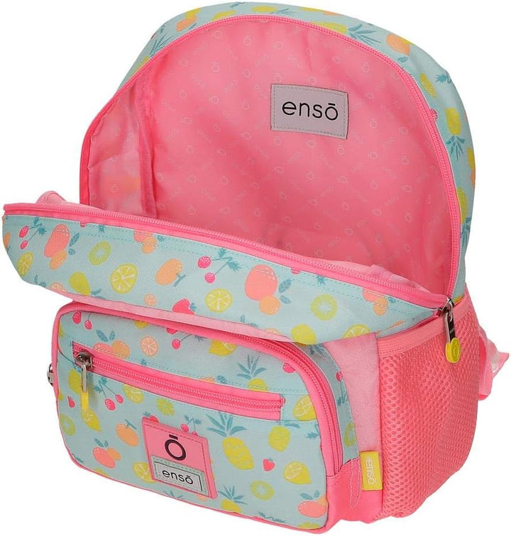 Enso Juicy Fruits Kleiner Wanderrucksack Mehrfarbig 23x28x10 cms Polyester Kleiner Rucksack, Kleiner