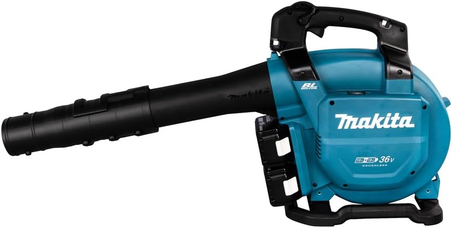 Makita DUB363PT2V Akku-Laubbläser/Sauger 2x18 V / 5,0 Ah, 2 Akkus + Doppelladegerät