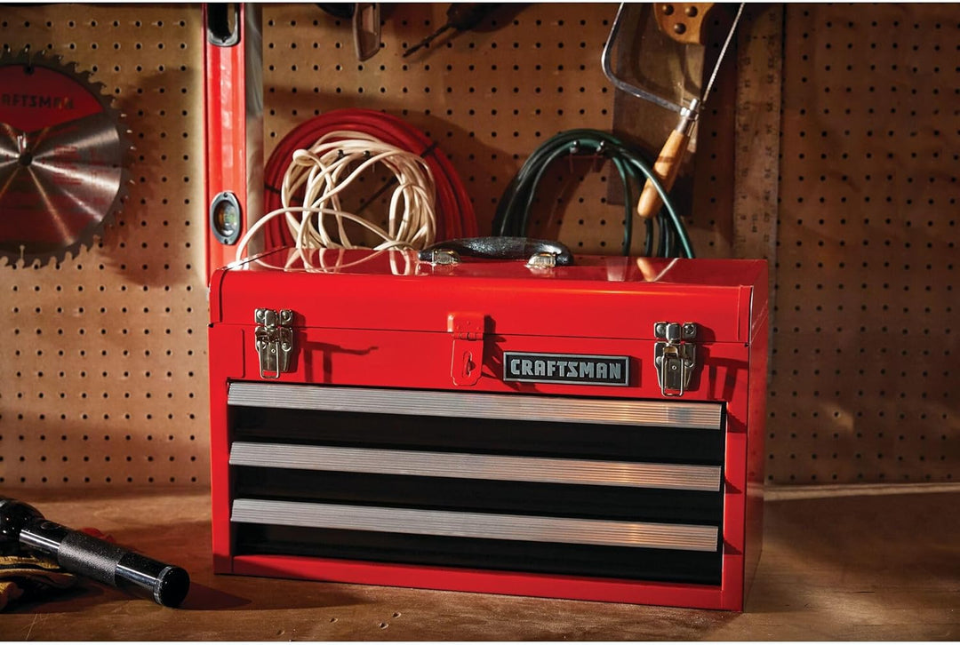 CRAFTSMAN CMST53005RB 3-DWR PORTABLE CHEST W/WRENCH ORG