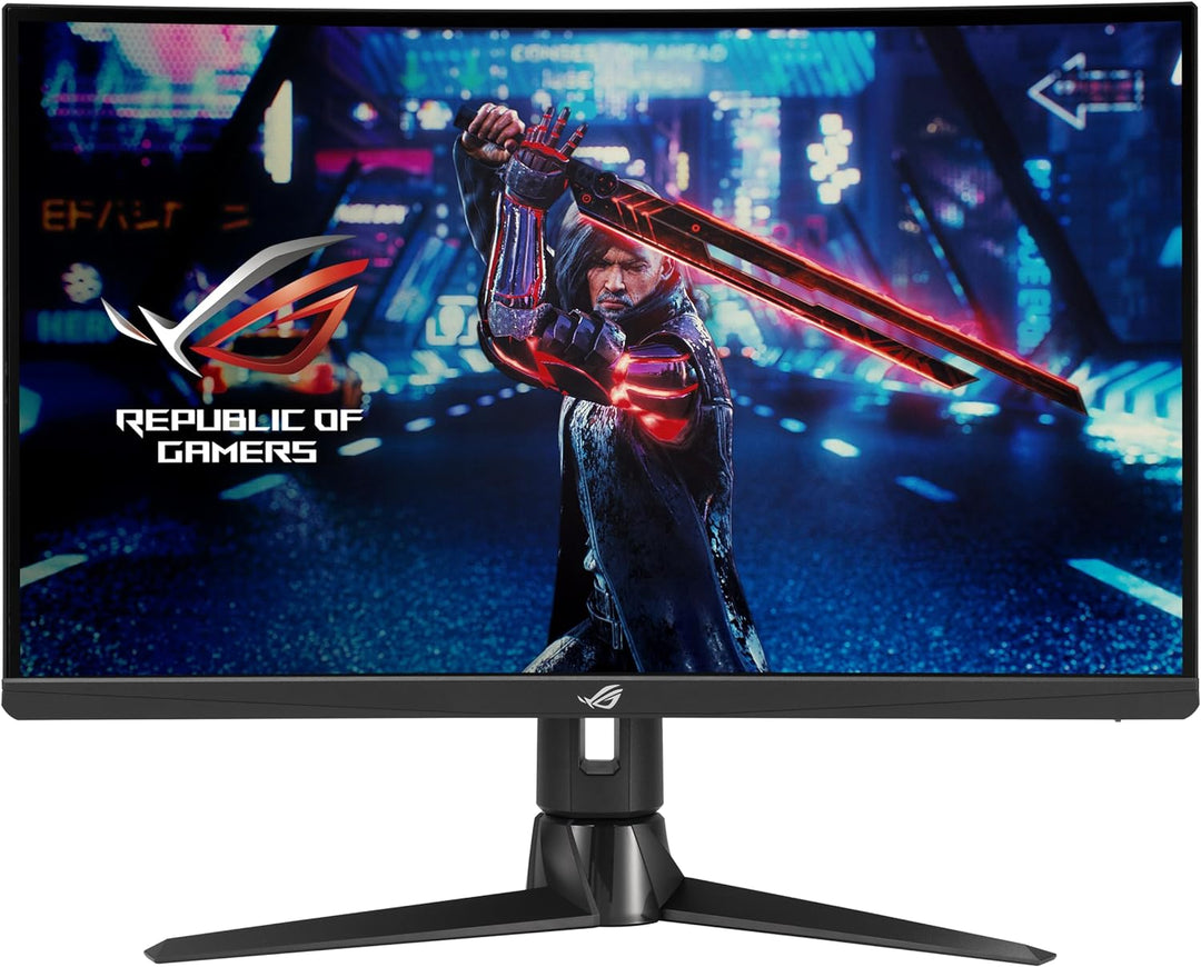 ASUS ROG Strix XG27AQV - 27 Zoll WQHD Curved Gaming Monitor - 170 Hz, 1ms GtG, FreeSync Premium, Dis