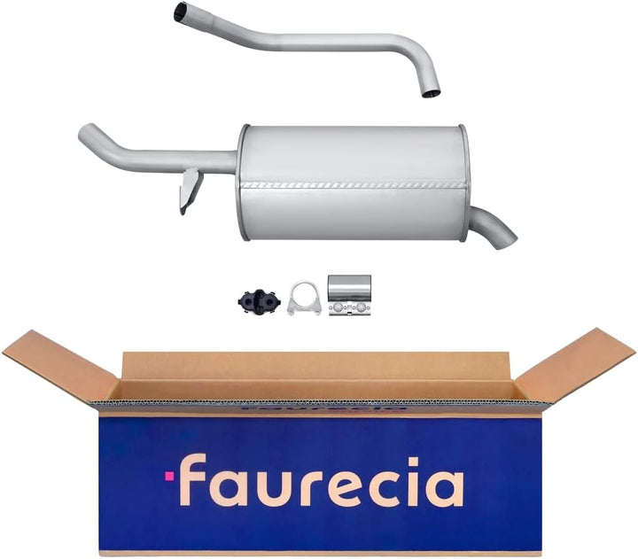 HELLA 8LD 366 034-871 Endschalldämpfer - Easy2Fit® Kit - hinten - zweiteilig - Set mit Anbauteilen