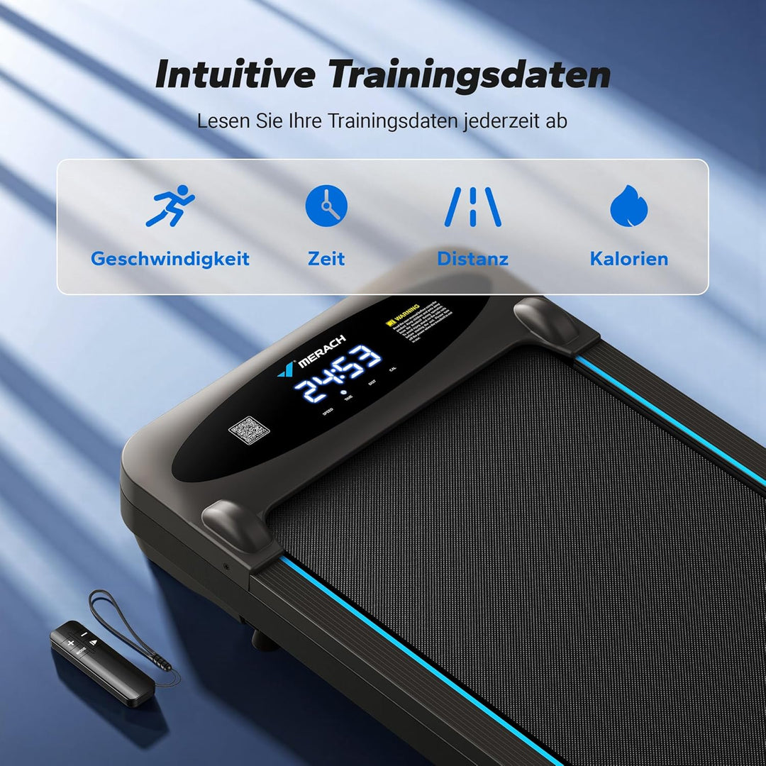 MERACH Walking Pad, 3 in 1 Laufband Für Zuhause, Laufband Schreibtisch für Zuhause und Büro, 1-6km/h