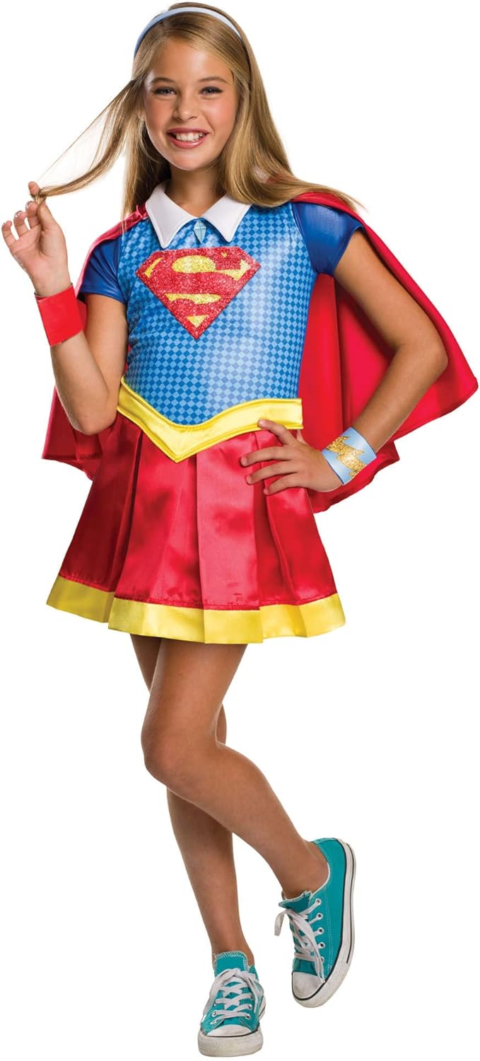 Rubie's 3620714 - DC Super Hero Girls Supergirl Deluxe Kinderkostüm, L