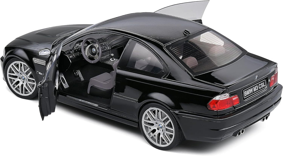 Solido Modellauto Massstab 1:18 BMW E46 CSL schwarz