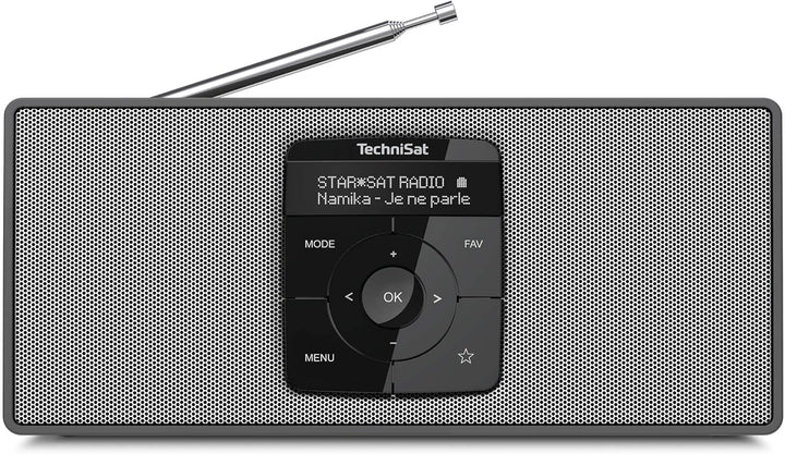 TechniSat DIGITRADIO 2 S - Tragbares DAB Stereo-Radio mit Akku (DAB+, UKW, Bluetooth Audiostreaming,