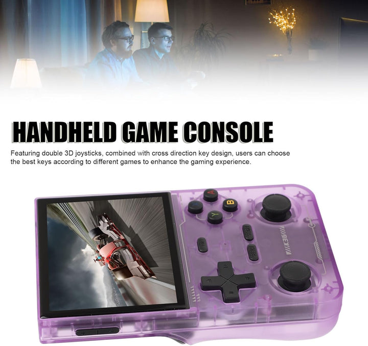 K36 Retro-Spielekonsole, Handheld-Joystick-Spielekonsole, 3500-mAh-Akku mit Grosser Kapazität, Integ