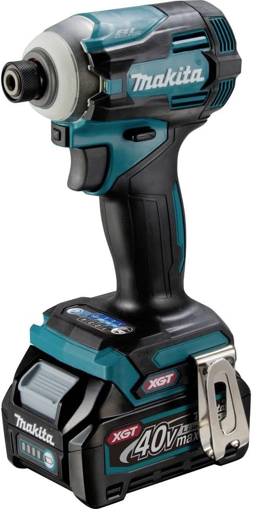 Makita TD001GD201 Akku-Schlagschrauber 40V max. / 2,5 Ah, 2 Akkus + Ladegerät im MAKPAC Petrol mit 2