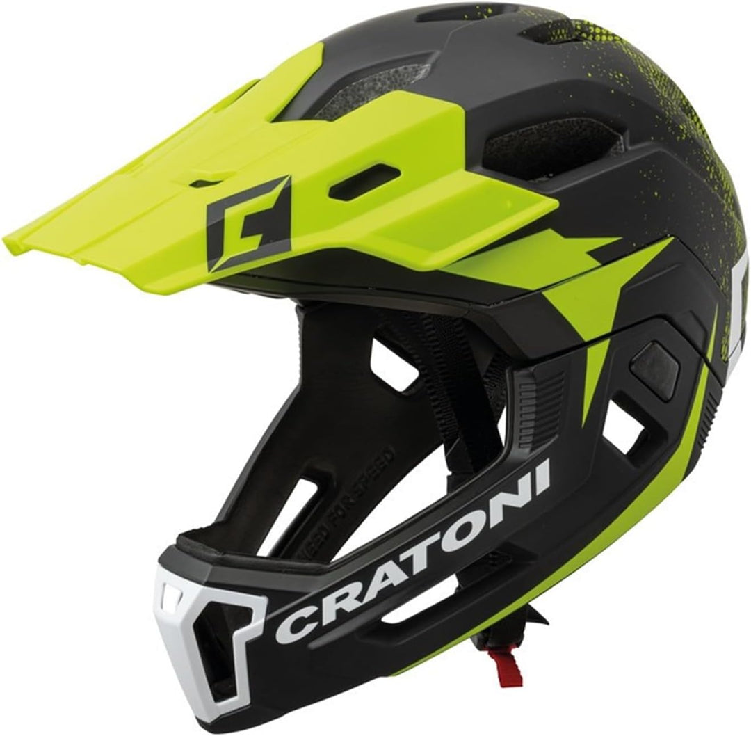 Cratoni C-Maniac 2.0 MX MTB Helm schwarz/rot 2022 Fahrradhelm S-M(52-56) schwarz-grün, S-M(52-56) sc