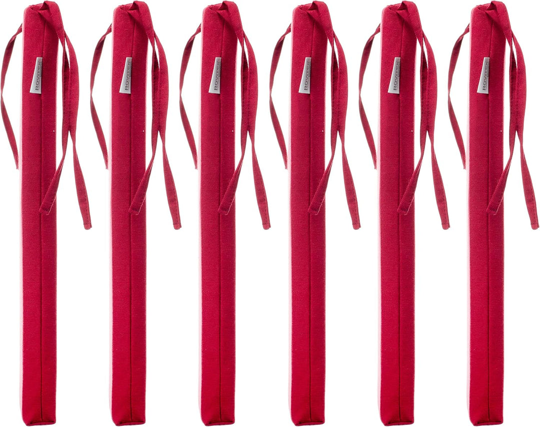 Brandsseller Sitzkissen Stuhlkissen Sitzauflage Stuhlauflage - Uni Farben mit 4 Kordelbändern für si