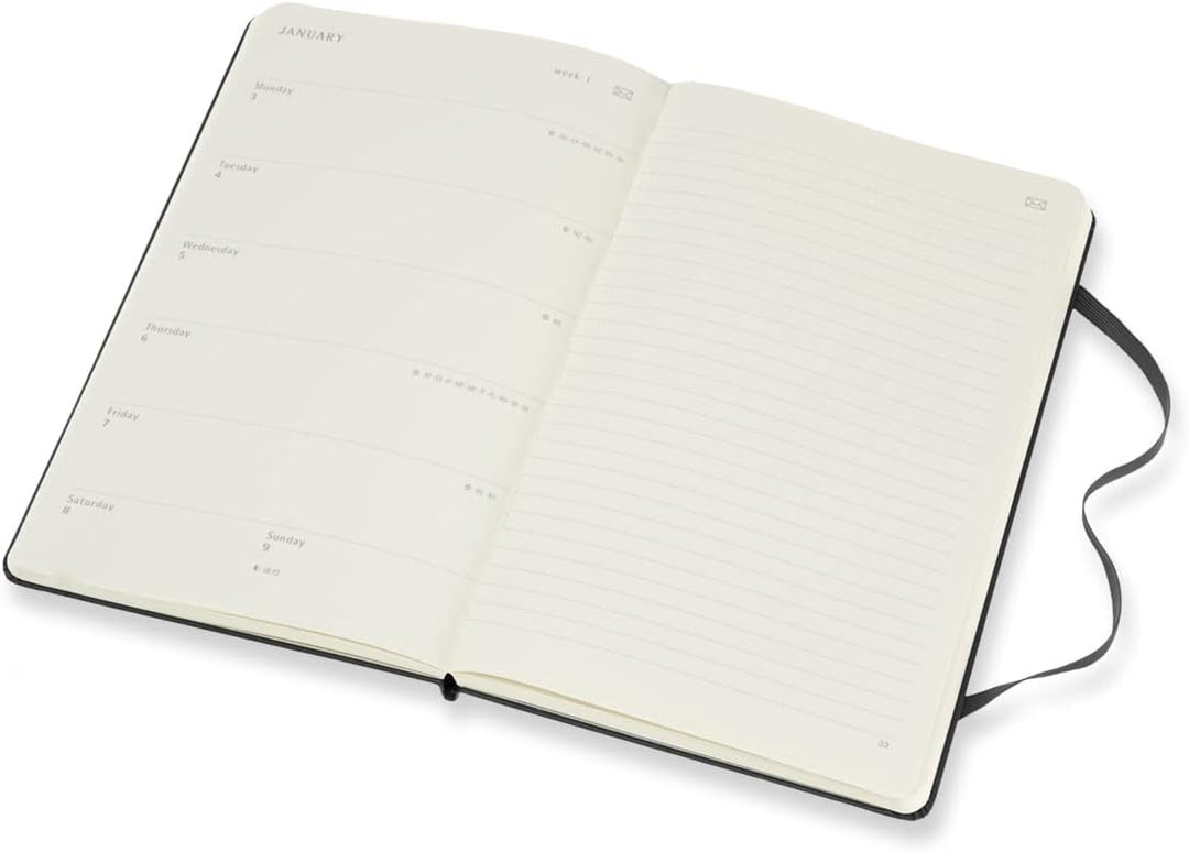 Moleskine - Smart Diary 12 Monate, Digitaler Kalender Planer 2022, Digitaler Wochenplaner, Wochenpla