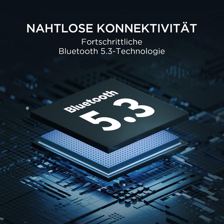 1MORE Fit S50 Open Ear Kopfhörer 5.3 Bluetooth, Sport Kopfhörer Kabellos mit Mikrofon, True Wireless