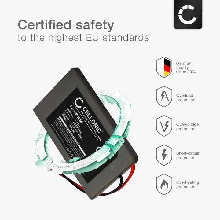 CELLONIC 2X Ersatz Akku LIP1859 LIP1472 kompatibel mit Sony Playstation 3 SIXAXIS Controller Ersatza