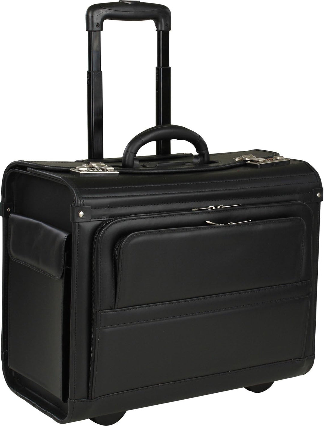 Bowatex Business Aktenkoffer Pilotenkoffer Trolley Laptop-Fach 17´´ 46 Schwarz