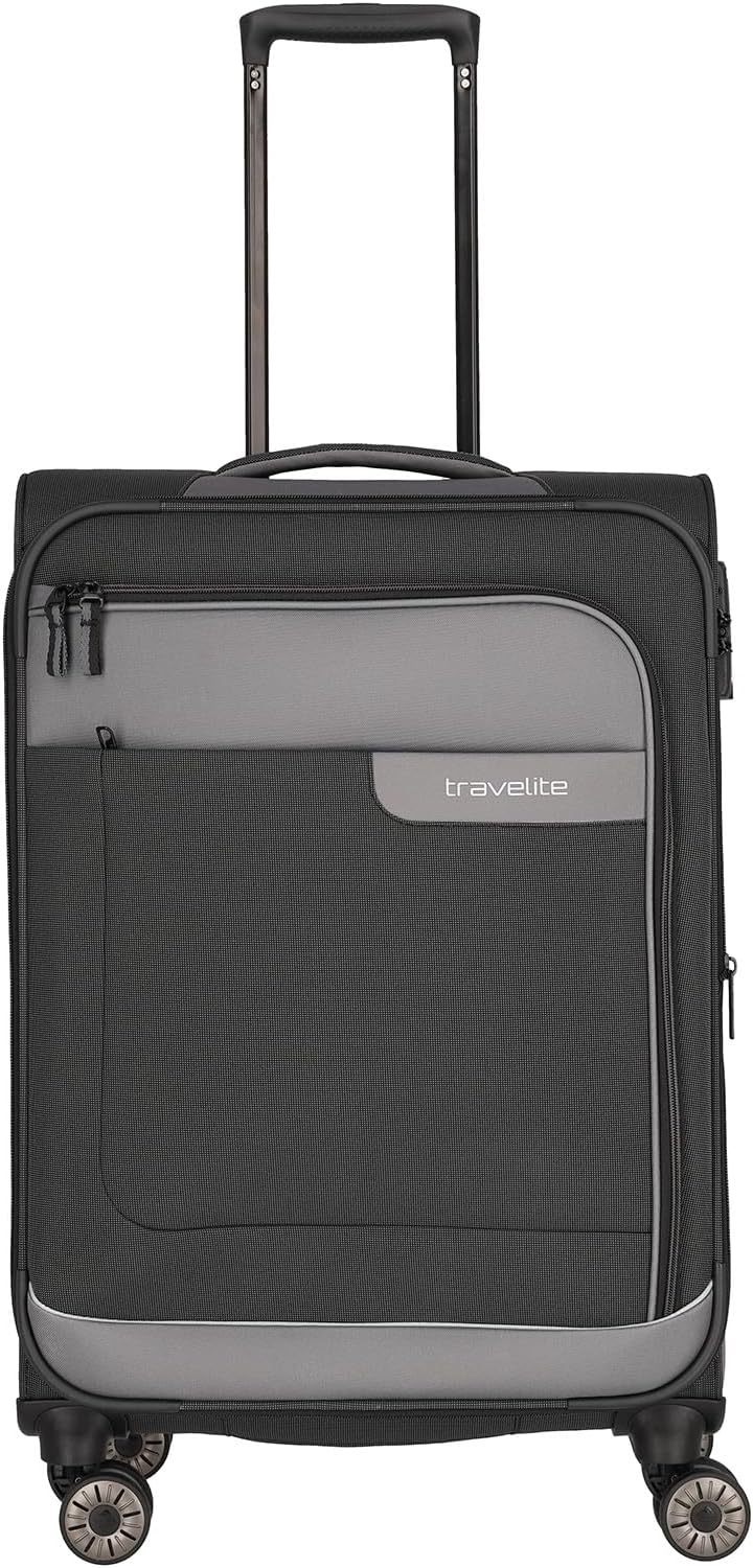 TRAVELITE VIIA 4w Trolley M, Schiefer UNISEX ONE SIZE Trolley M erw. (67 cm) Schiefer (Grau), Trolle