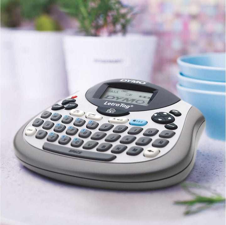 DYMO LetraTag 100T Etikettendrucker Tischgerät QWERTY-Tastatur, Blau
