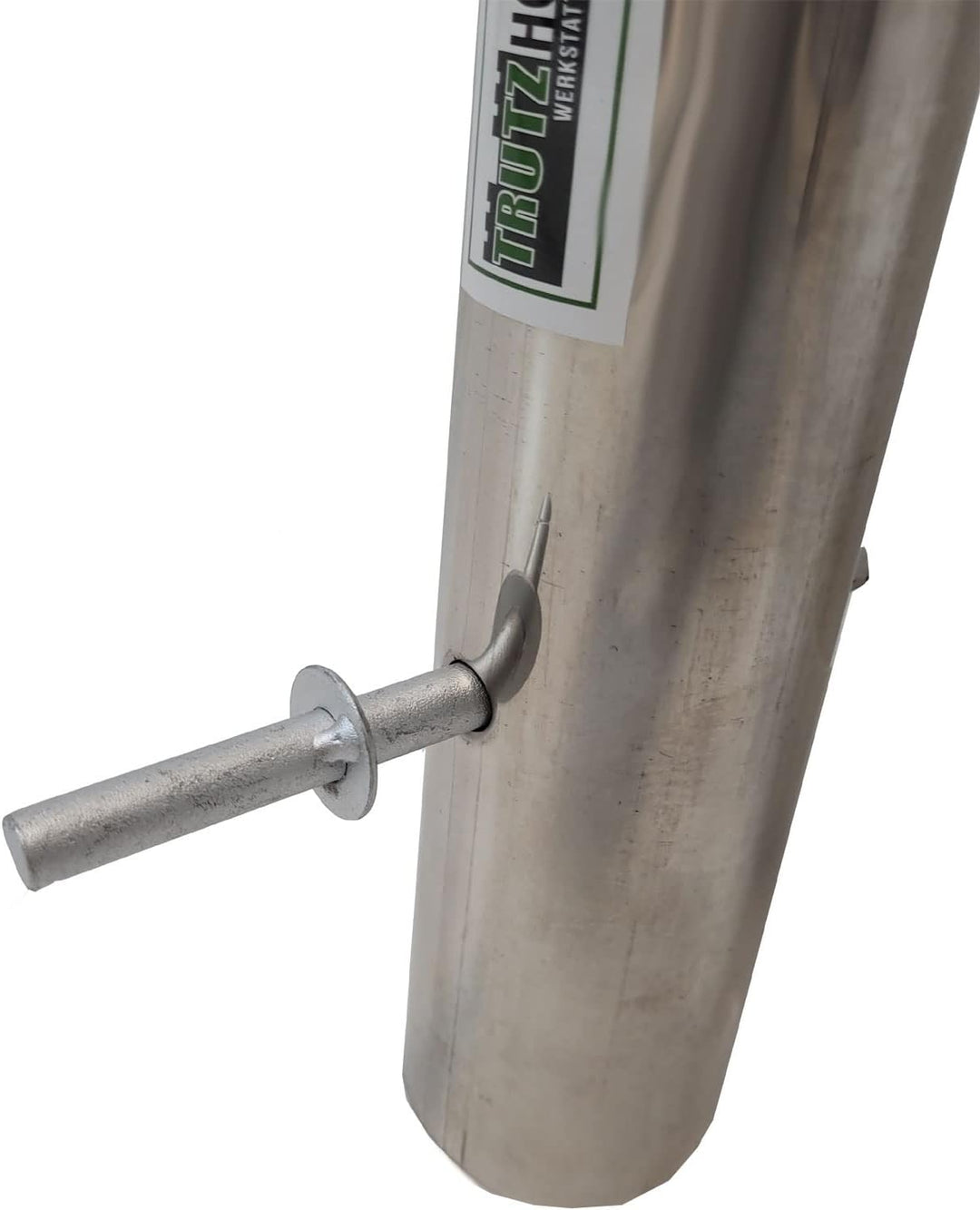 TRUTZHOLM 2X Fahrradanlehnbügel Edelstahl 115x58 cm HxB Ø 60mm Fahrradständer Anlehnbügel Anlehnstän