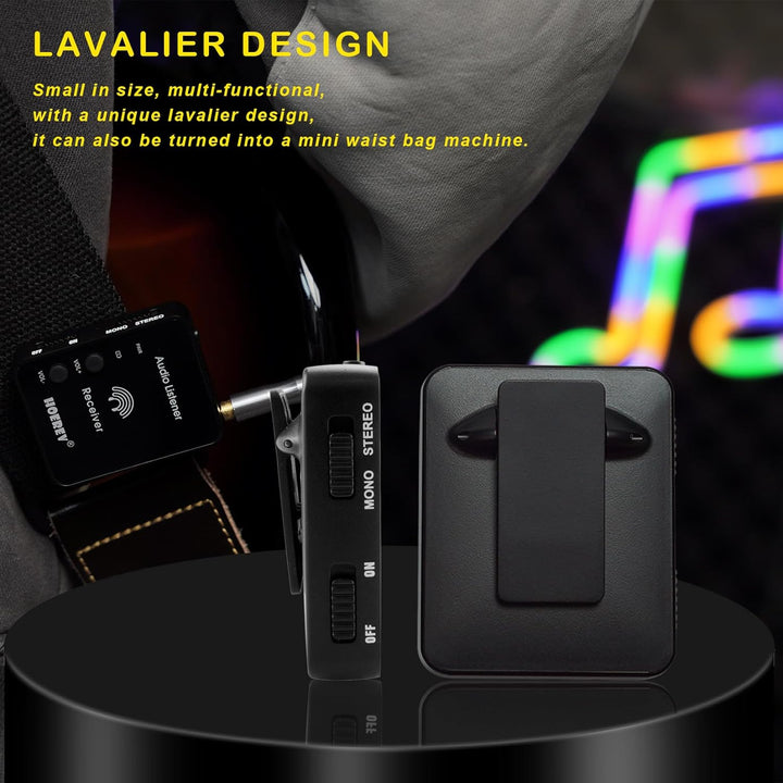 Hoerev In-Ear Monitoring Kopfhörer – Professionelles Audio und 2.4G Stereo Technologie, Hochleistung