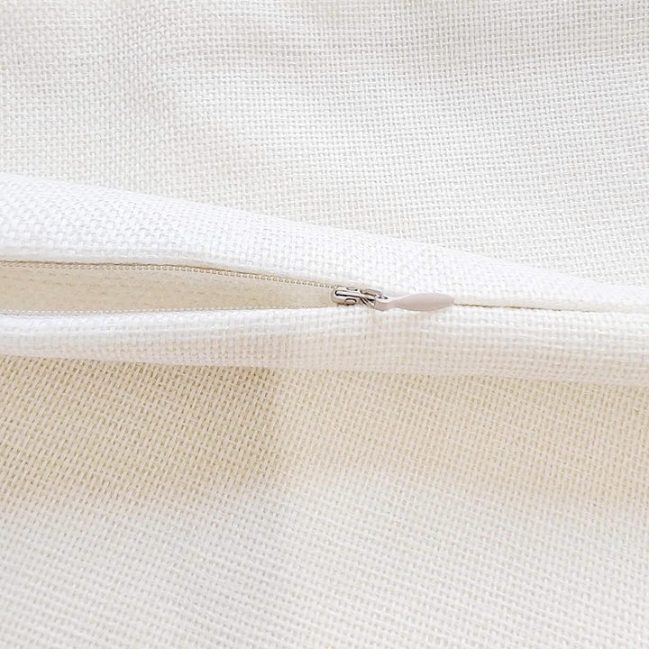 AIFEEC Kissenbezug für Champagner und Schwarz, 45 x 45 cm, 4 Stück, Baumwolle, Leinen, einfarbig, So