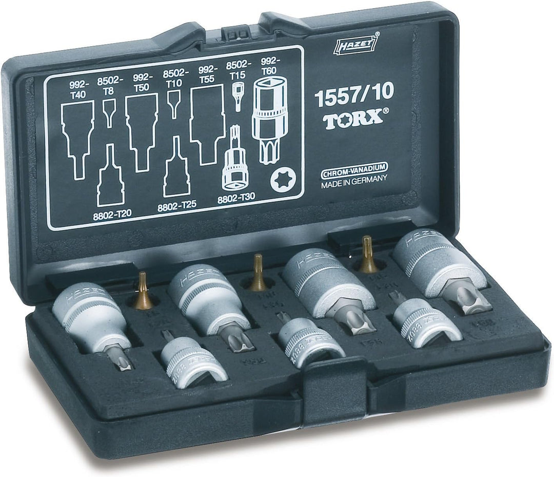 Hazet 1557/10 TORX® Einsatz-Satz