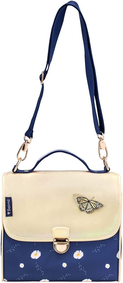 Belmil Premium Petite Kindergarten Schultertaschen Umhängetasche für Mädchen (305-51/P) Daisy, Daisy