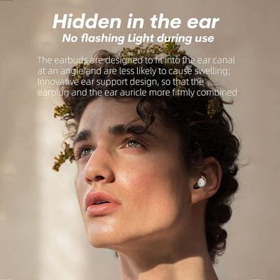 Xmenha Mini Bluetooth Kopfhörer in-Ear Ohrhörer unsichtbare kleinste kabellose Kopfhörer zum Schlafe