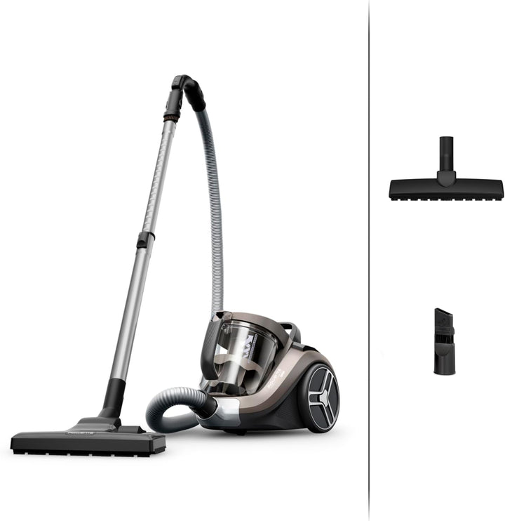 Rowenta RO4B30 Compact Power XXL Parkett beutelloser Bodenstaubsauger | 900 Watt | 3-stufiges Filter