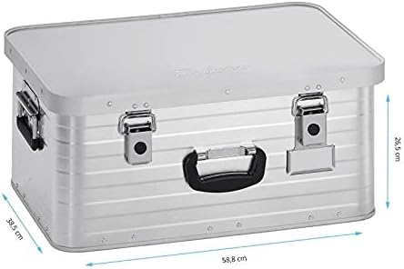 Enders® Alubox TORONTO 47 L - Aluminiumbox mit 1 mm Wandstärke, extra stabil - spritzwasser- und sta