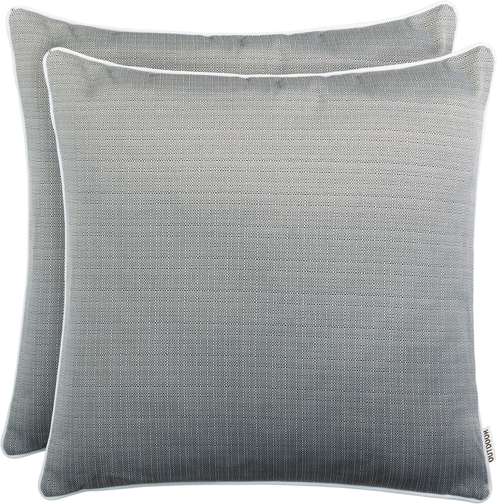 Brandsseller Outdoor Garten Kissen Dekokissen Leinenoptik strukturiert Schmutz- und Wasserabweisend