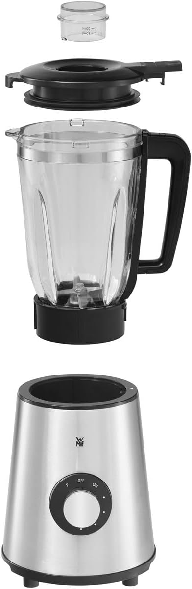 WMF Kult X Standmixer Glasbehälter 1,5l, Ice-Crush, 20.000 U/min, Mixer Smoothie Maker Glas, Blender