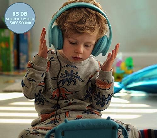 Kinder Kopfhörer, PowerLocus KinderKopfhörer Bluetooth mit 85dB Lautstärkebegrenzung, Faltbar mit Tr