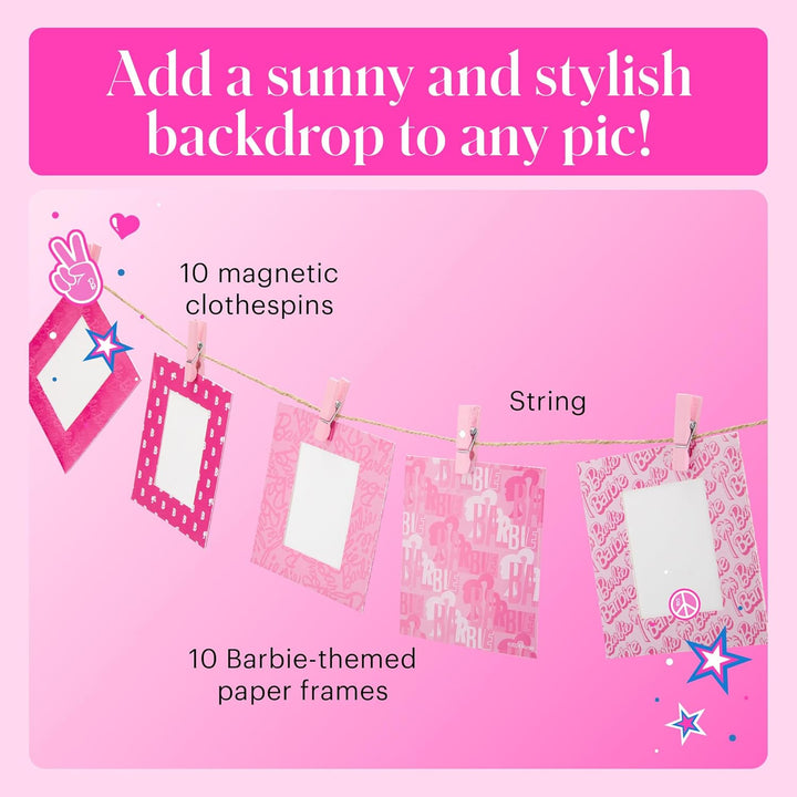 Kodak x Barbie Printomatic Sofortbildkamera – Geschenk-Bundle: Iconic Style + Barbie Kameratasche, F
