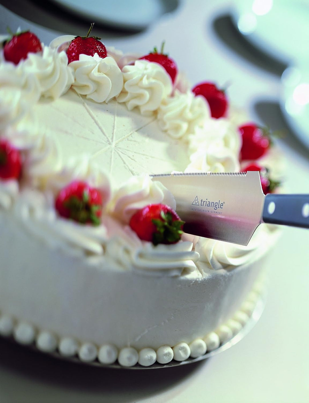 triangle 30 550 18 00 Tortenmesser Classic, 18 cm, gezahnt Made in Solingen/Germany professionelle Q