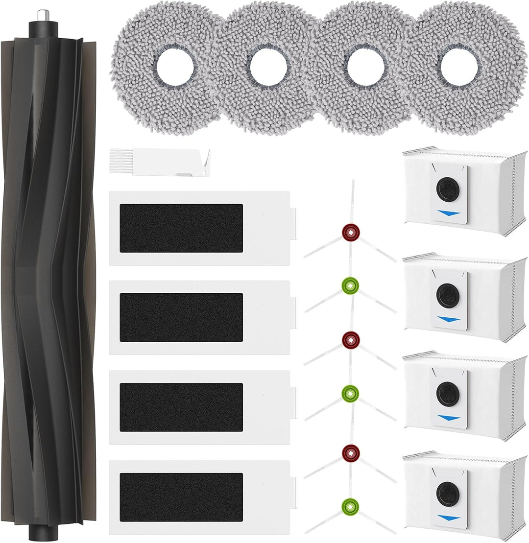 20 Stück Zubehör für Ecovacs Deebot T20 Omni / T20e Omni / T20 Max/ T20 Pro Saugroboter,1 Hauptbürst