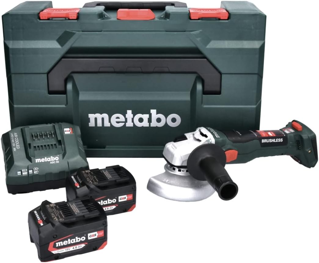 Metabo W 18 LT BL 11-125 613052510 Akku-Winkelschleifer 125mm 18V 4.0Ah