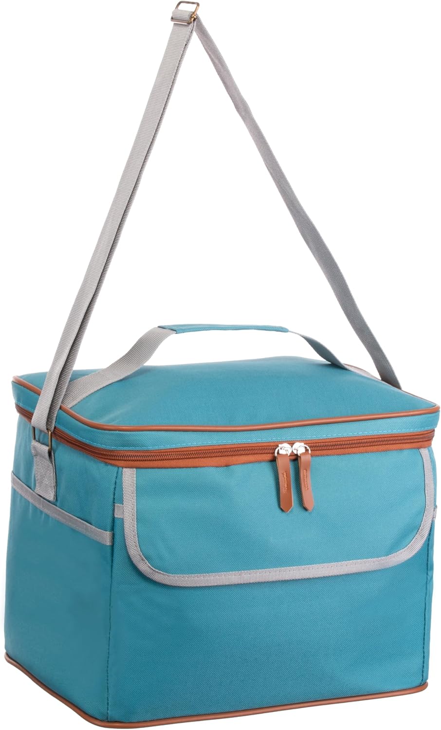 Brandsseller Kühltasche 19 Liter ca. 35 cm x 23 cm x 24 cm Faltbare Kühlbox Thermo-Shopper Strandtas