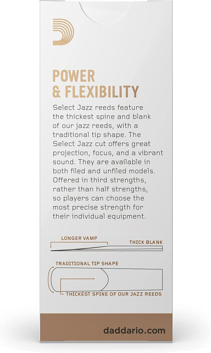 Select Jazz unfiled Blätter für Tenorsaxophon Stärke 3 Hard (5 Stück) 3 Fest UnGefeilt, 3 Fest UnGef