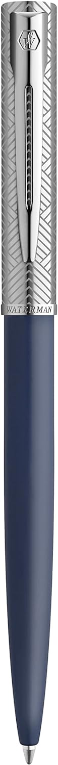 Waterman Allure Deluxe Kugelschreiber, Blau, Mittlere Spitze, Blaue Tinte, Geschenkbox