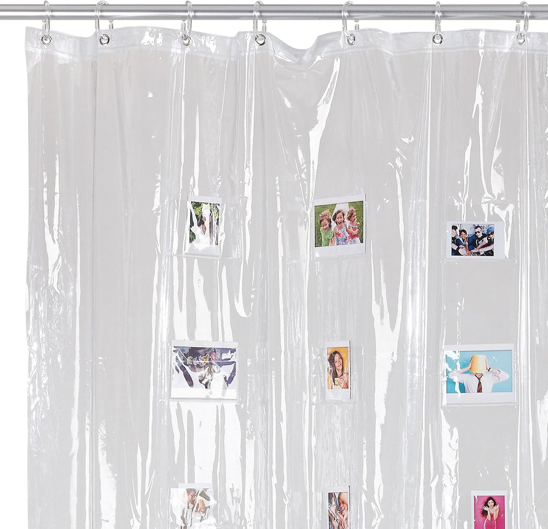 INSTAX Wide Shower Curtain Klar 20 Instax Wide-Bilder Duschvorhang, Klar 20 Instax Wide-Bilder Dusch