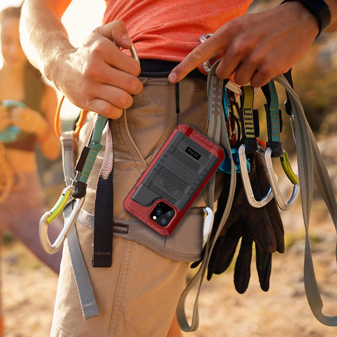 Beeasy für iPhone 14 PRO Wasserdicht Outdoor Hülle (6,1"), Stossfest Panzerhülle Militär 360 Grad Sc