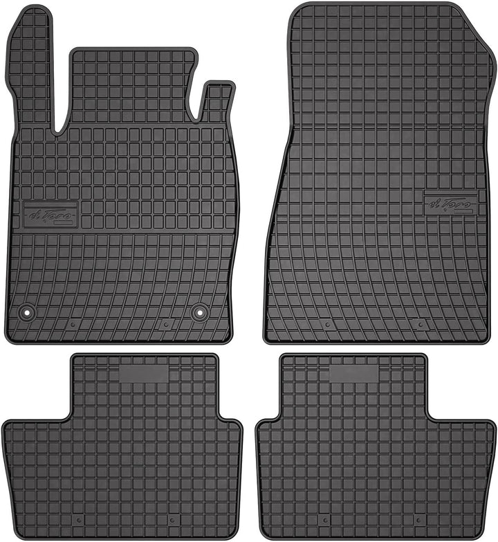 Fussmatten Automatten kompatibel mit Nissan Juke II 2019-2023 OMAC Antirutsch Gummimatten 3D Schwarz