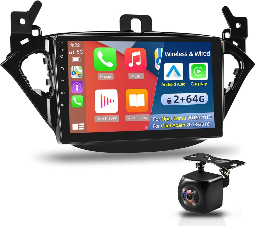 Android-Autoradio für Opel Corsa 2015-2019 / Opel Adam 2013-2016 mit kabellosem Carplay und Android