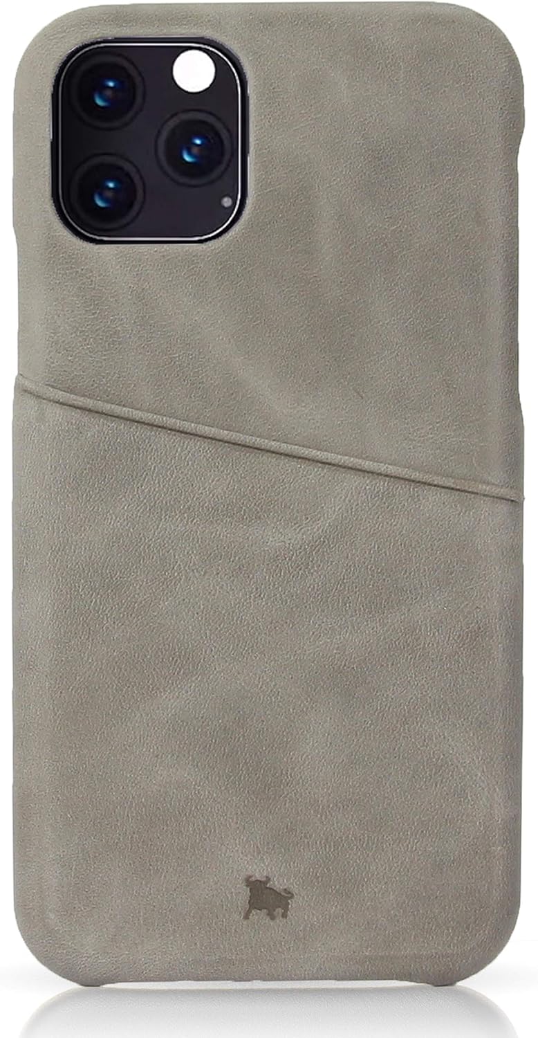 BULLAZO Menor Urban – kompatibel mit iPhone 11 Pro Max Schutzhülle Handy Hülle mit Kartenfach Leder