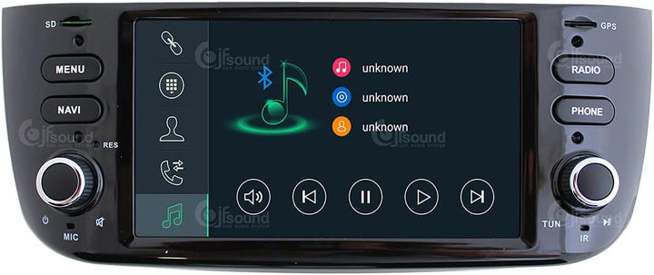 Costum fit Autoradio für Punto Evo Android GPS Bluetooth WiFi Dab USB Full HD Touchscreen Display 6.