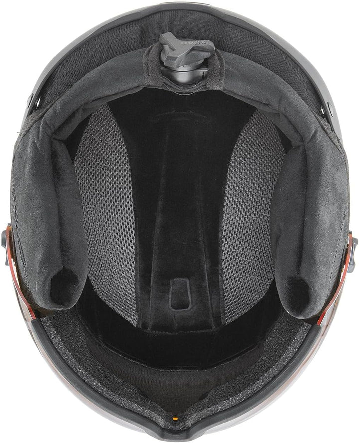 uvex Unisex – Erwachsene hlmt 600 Visor Skihelm black mat 53-55 cm, black mat 53-55 cm