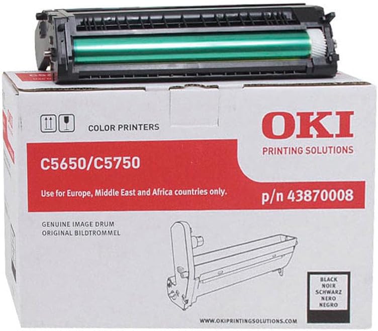 OKI 43870008 C5650, C5750 Trommel 20.000 Seiten, schwarz, Schwarz